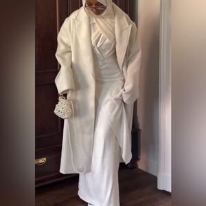 ASOS Classic Cream Pea Coat